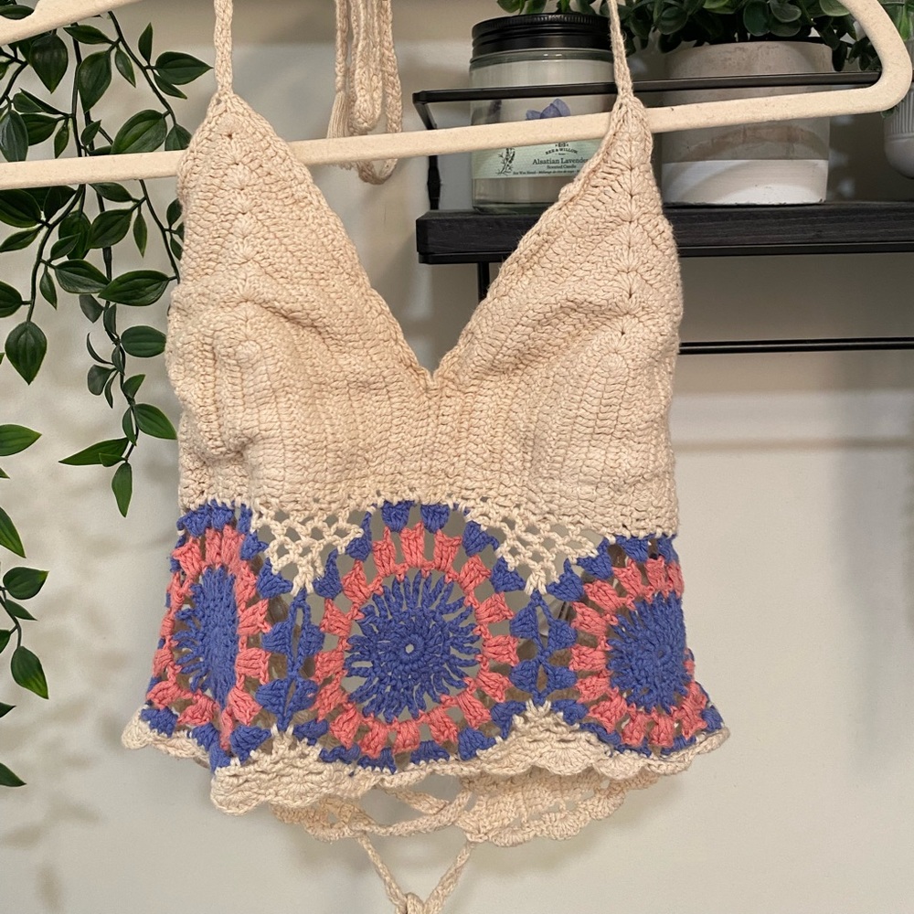 Festival Crochet Cropped Top